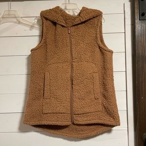 Size M fleece teddy vest